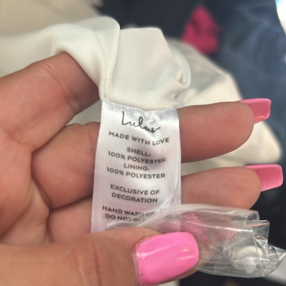 Dreamy Glamour White Embroidered Halter Mermaid Maxi Dress - Picture 7 of 8